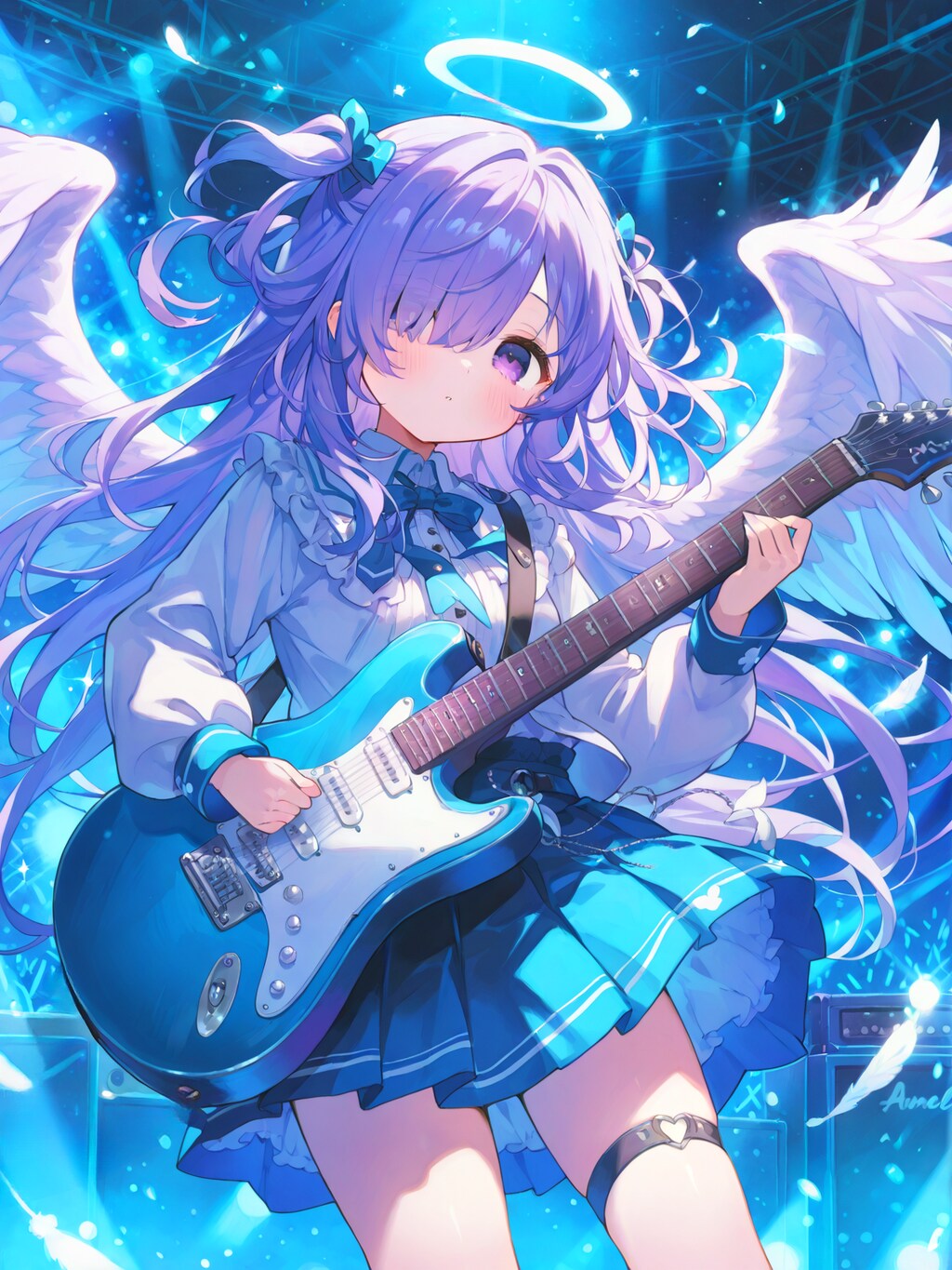 メカクレエンジェルバンドガール