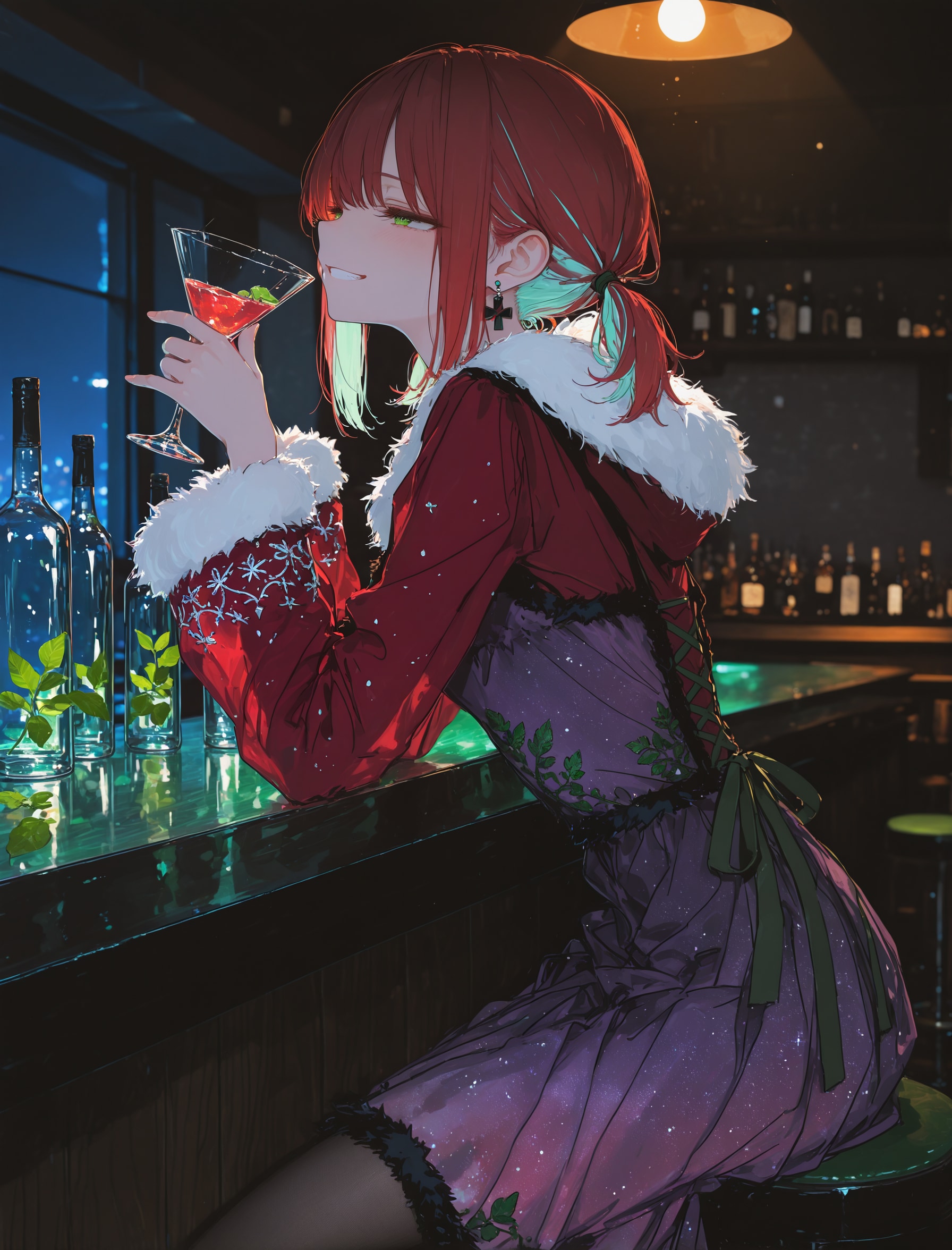 クリスマスっぽい服のお姉さん | の人気AIイラスト・グラビア