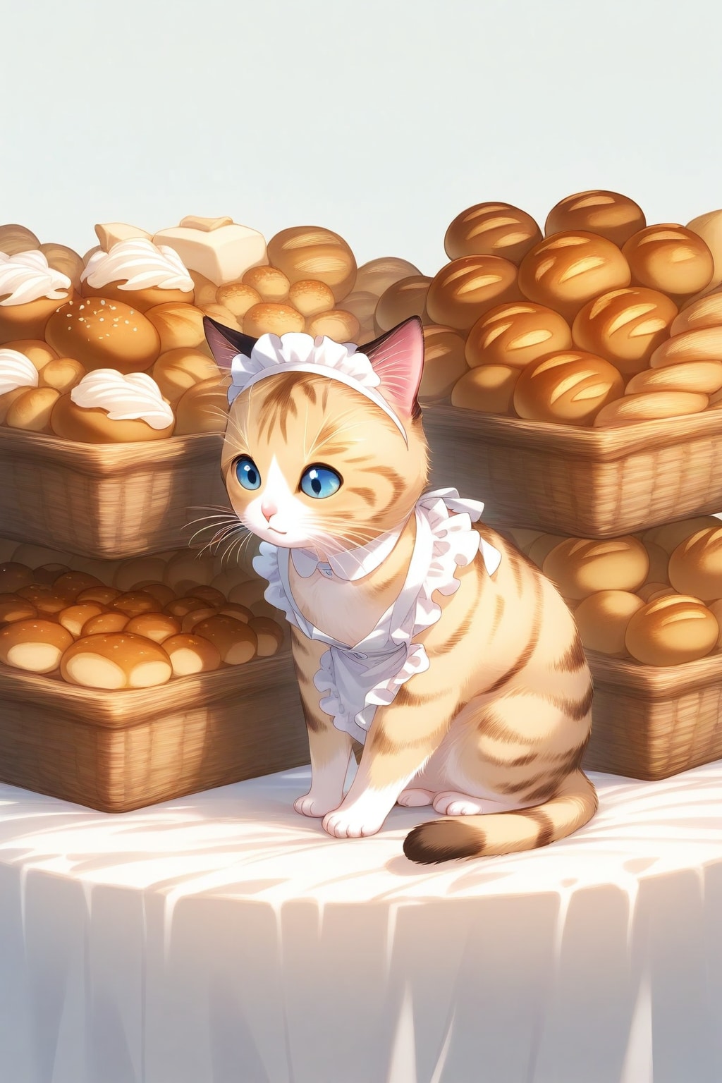 【パン屋さん】猫の店番