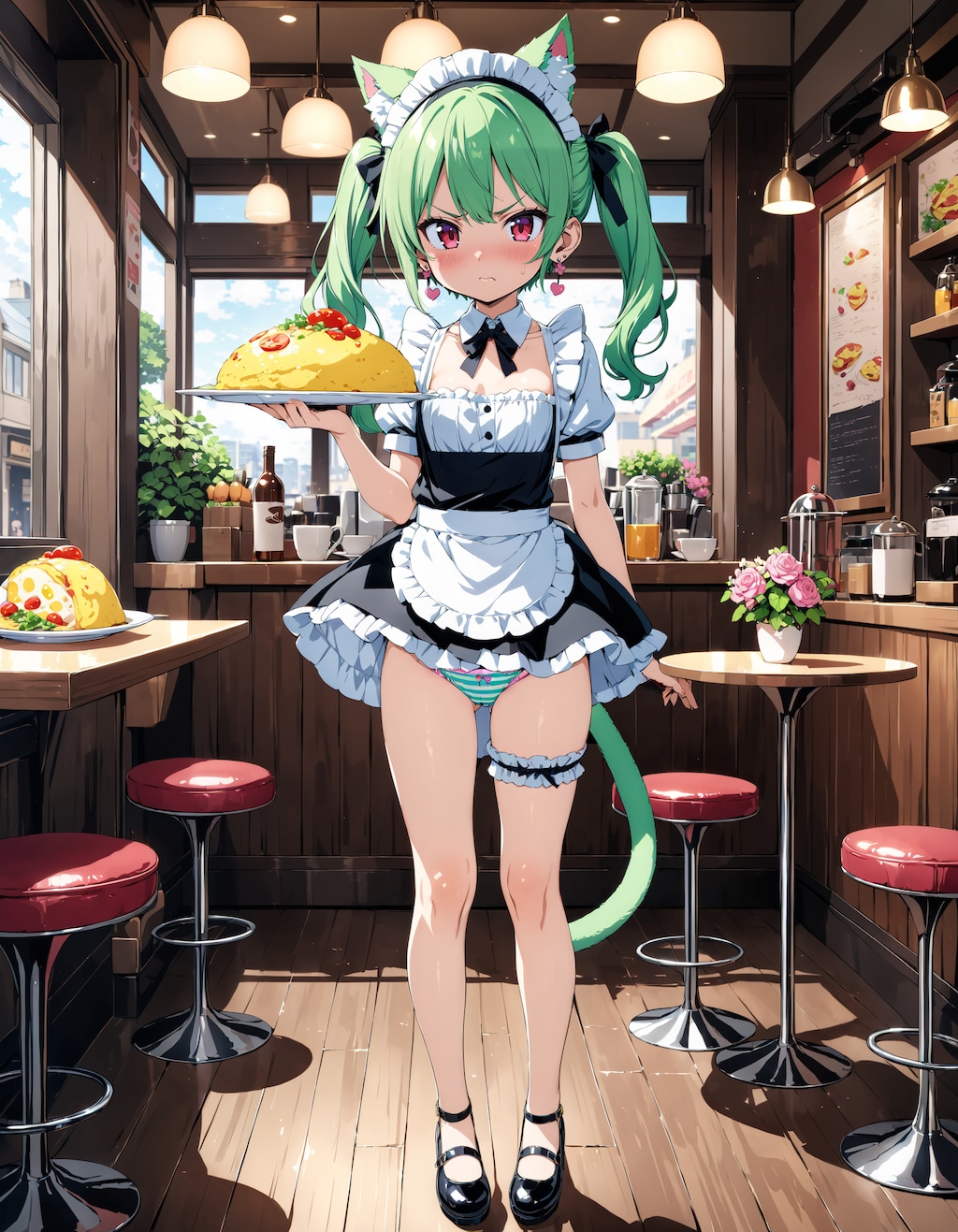 機嫌が悪いネコミミメイドちゃん2