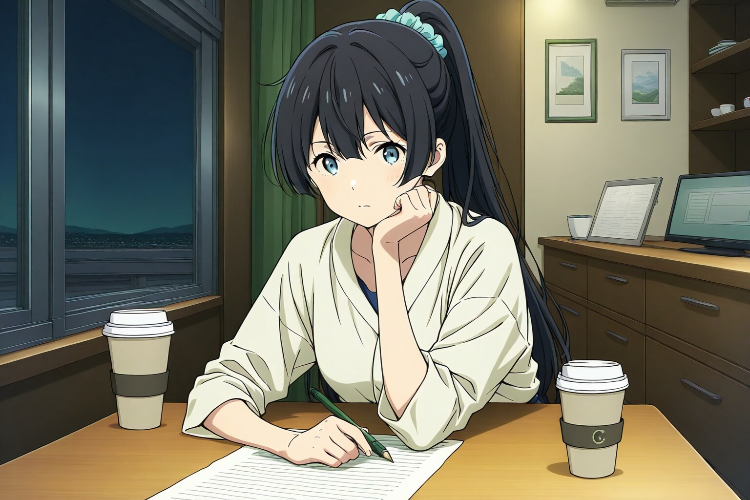 演劇部火野乱麗第四話 | の人気AIイラスト・グラビア