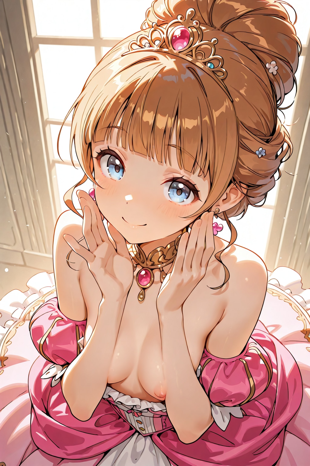 お着替え中の姫様