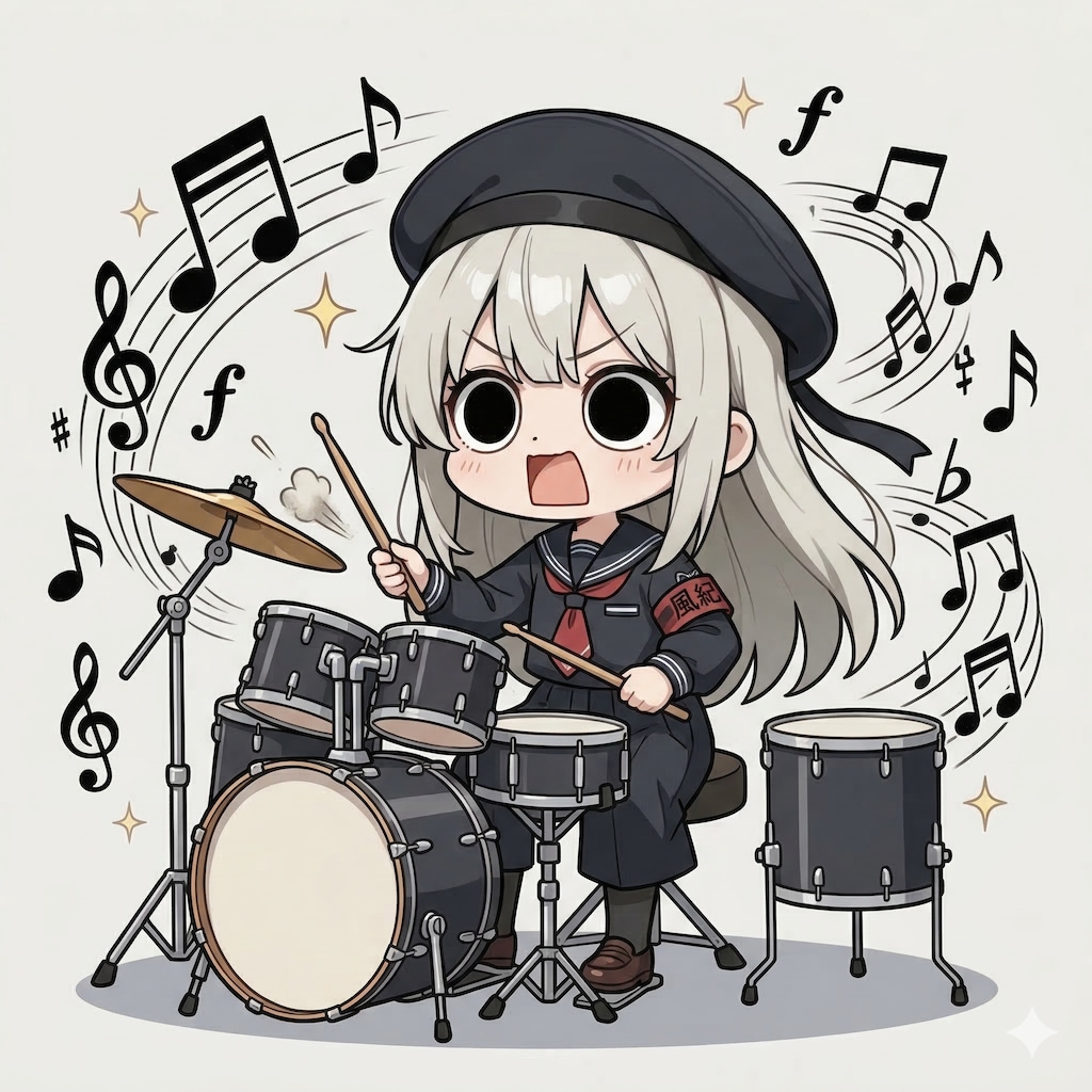 ドラムえらいこっちゃ嬢