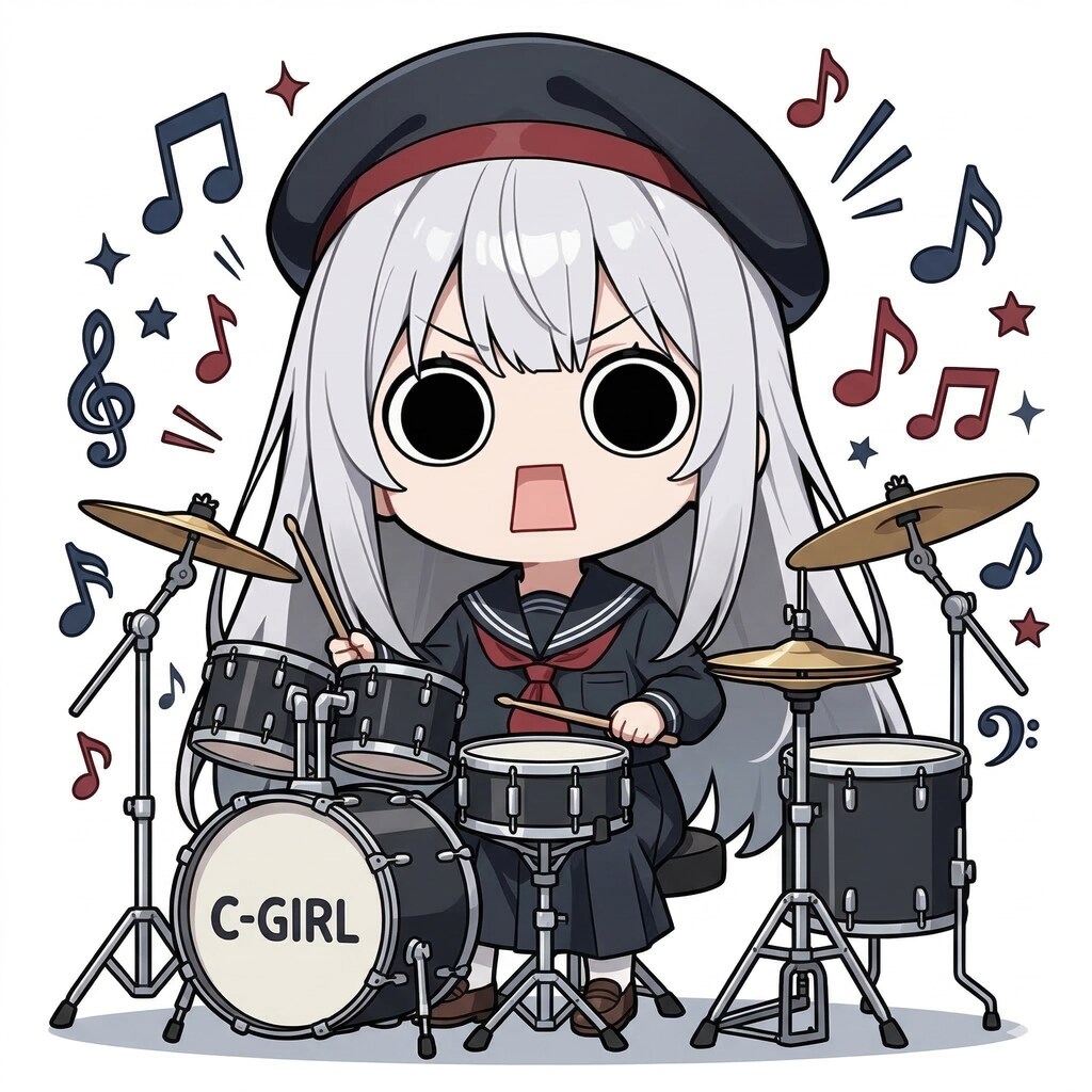 ドラムえらいこっちゃ嬢