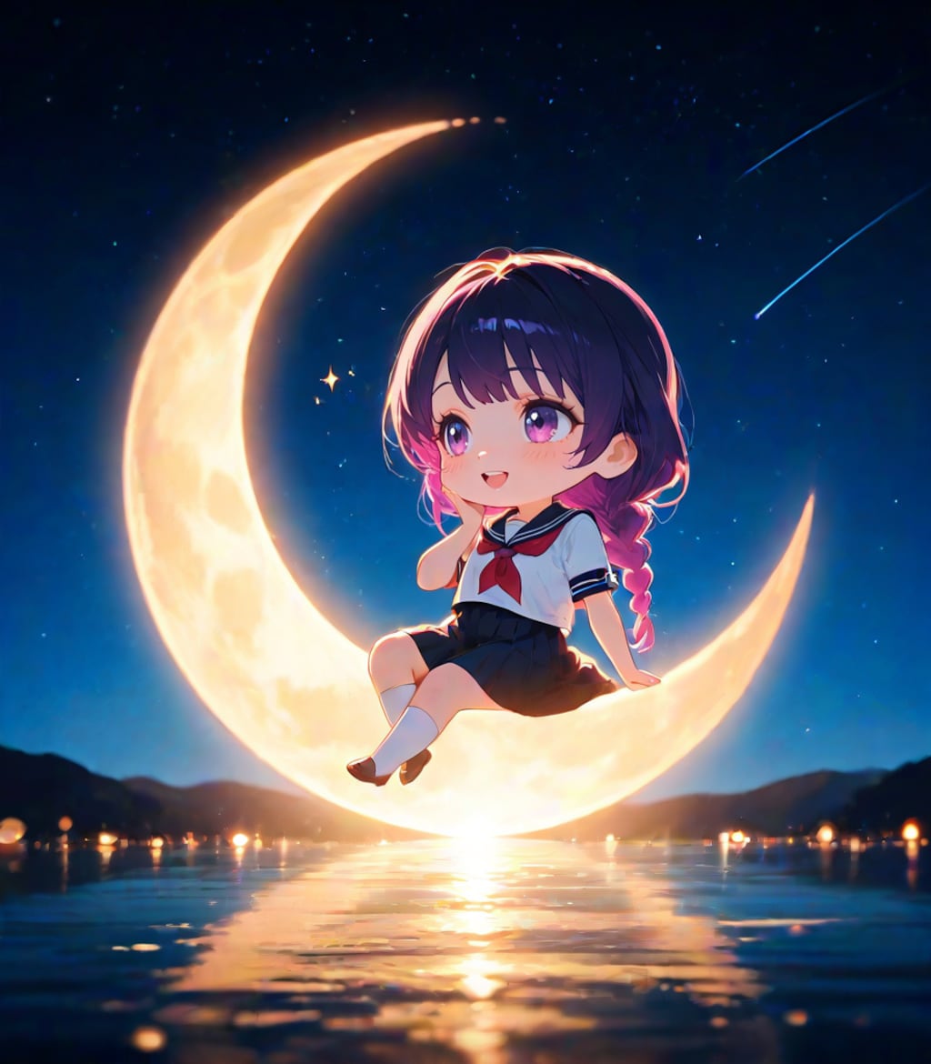 月夜の晩