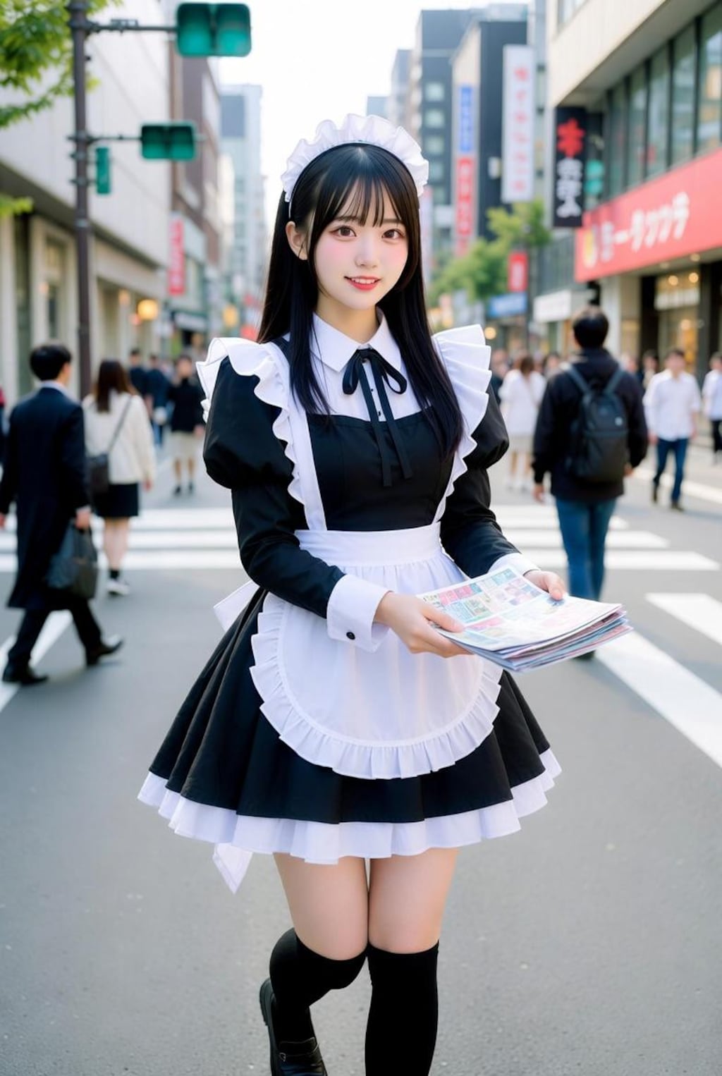 ビラ配り的な