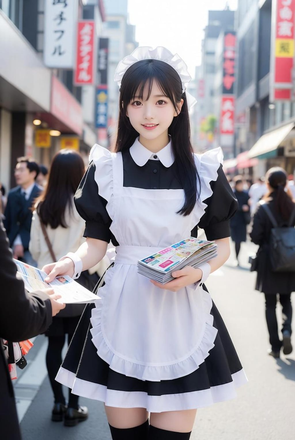 ビラ配り的な