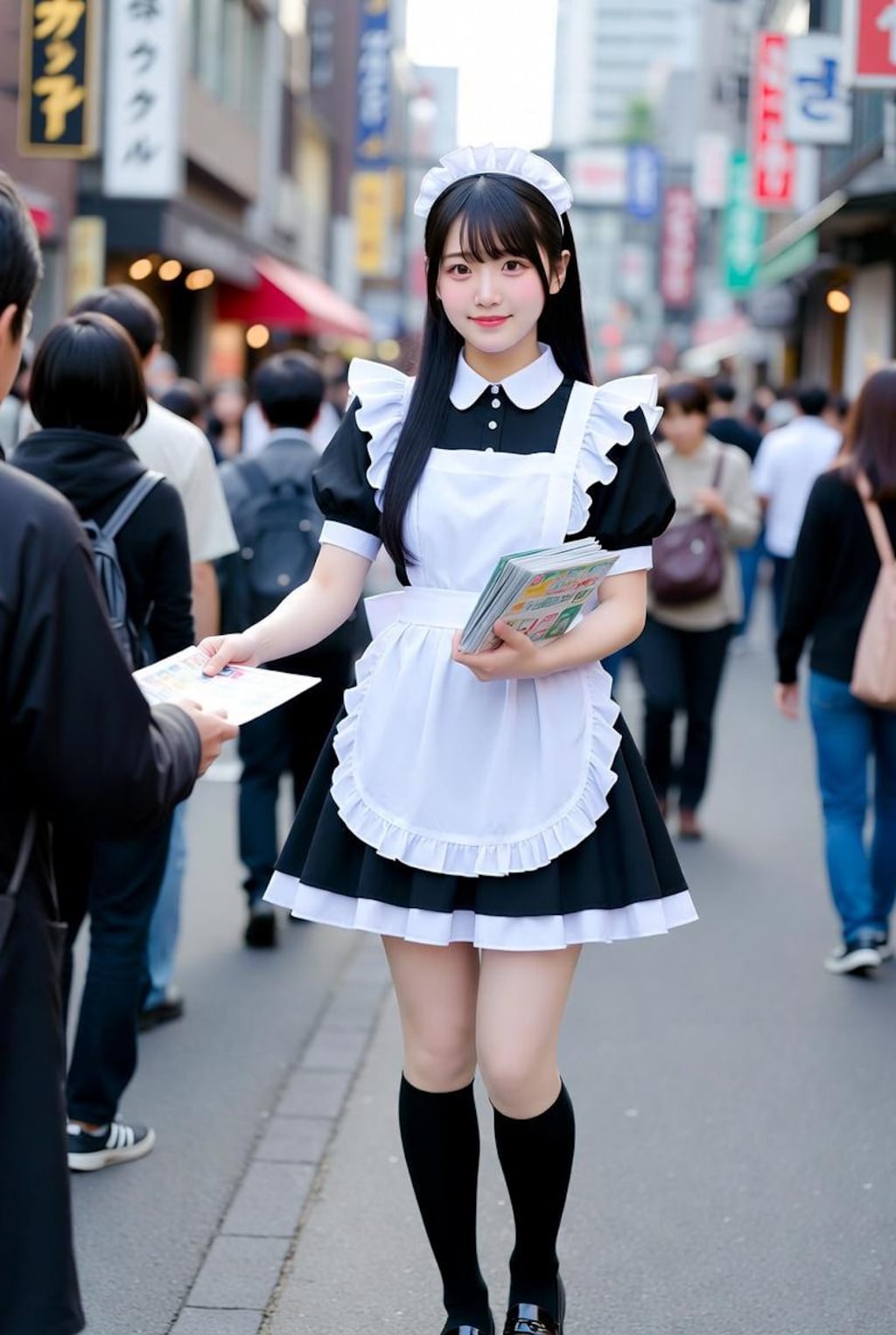 ビラ配り的な