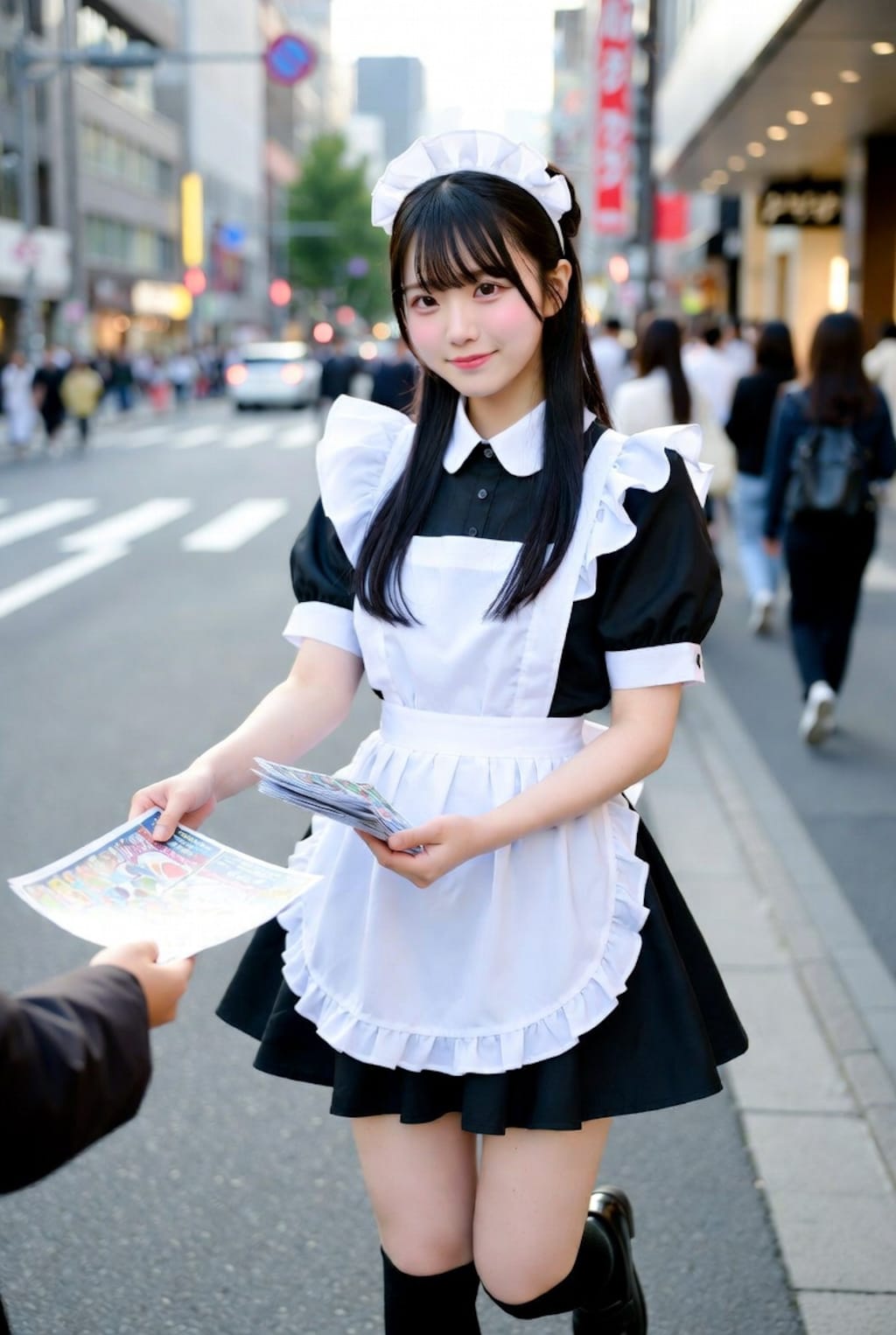 ビラ配り的な
