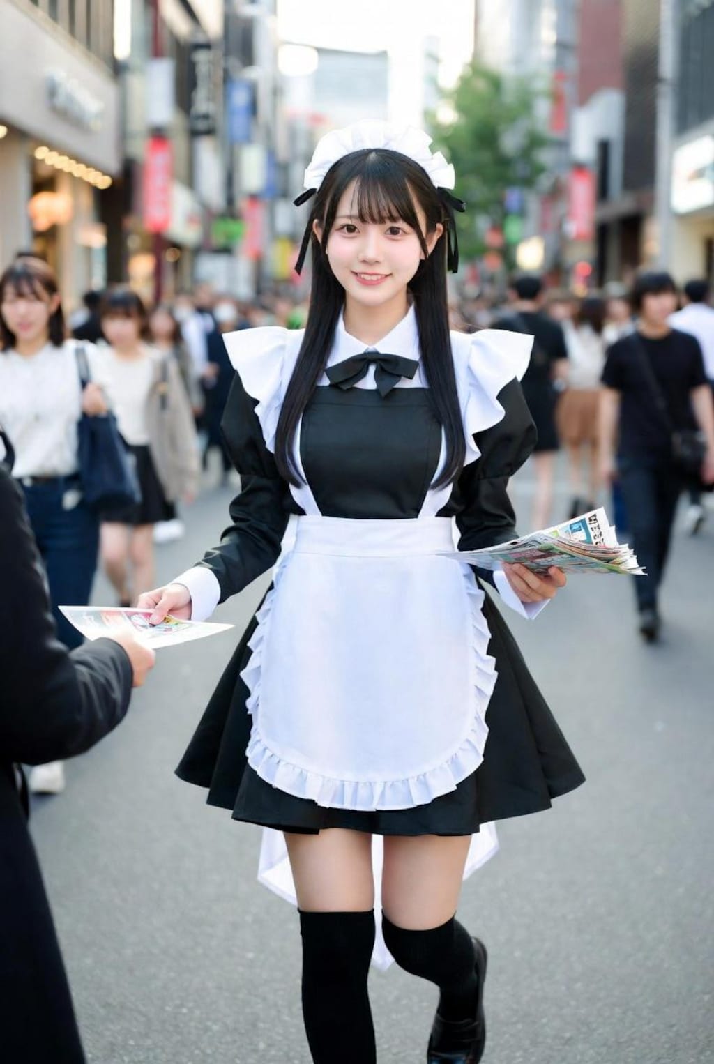 ビラ配り的な