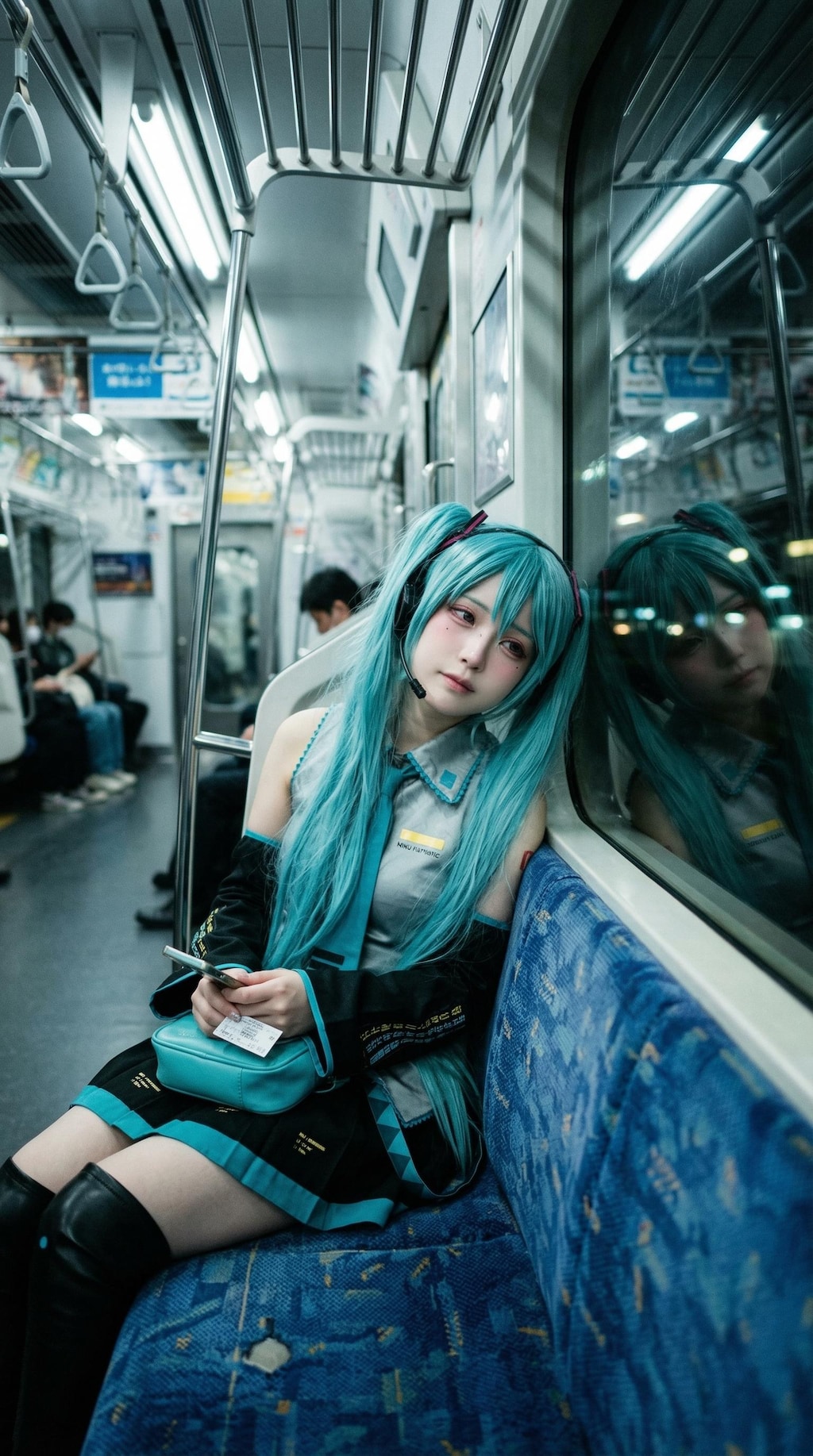 The Teal Idol's Smile