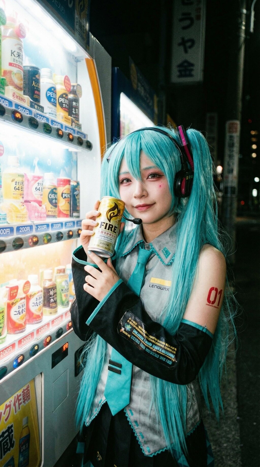 The Teal Idol's Smile