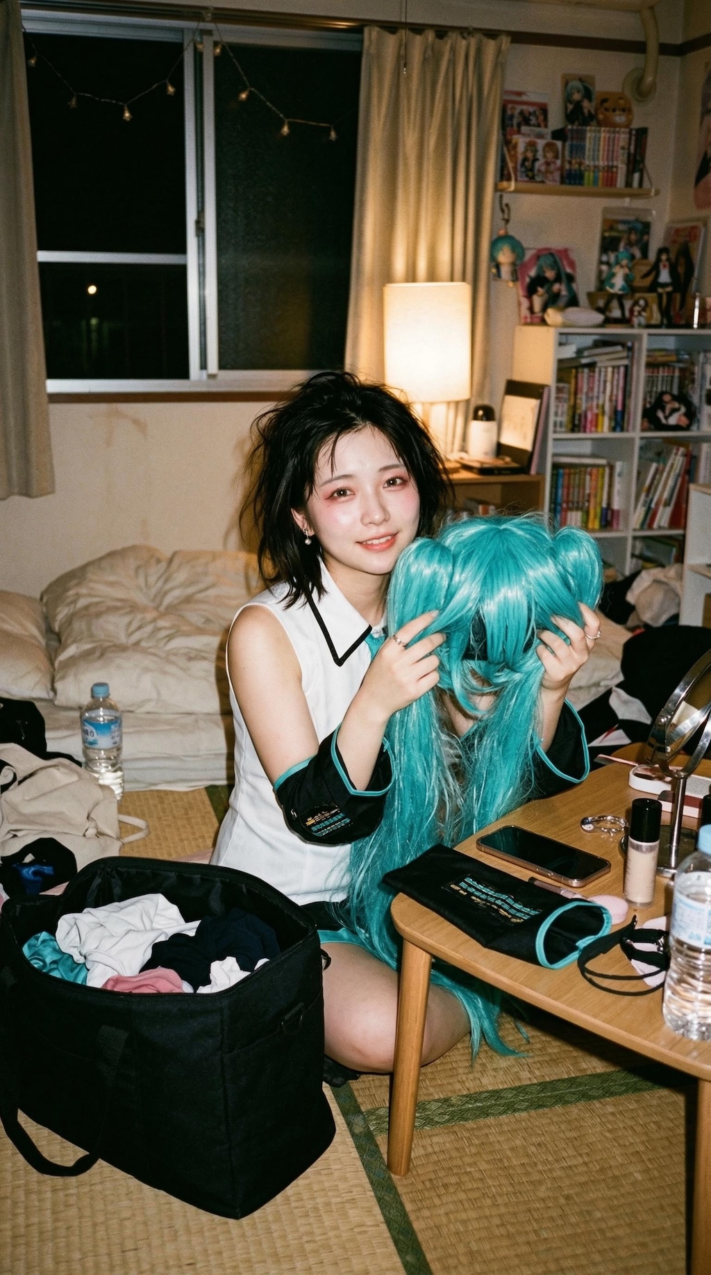 The Teal Idol's Smile