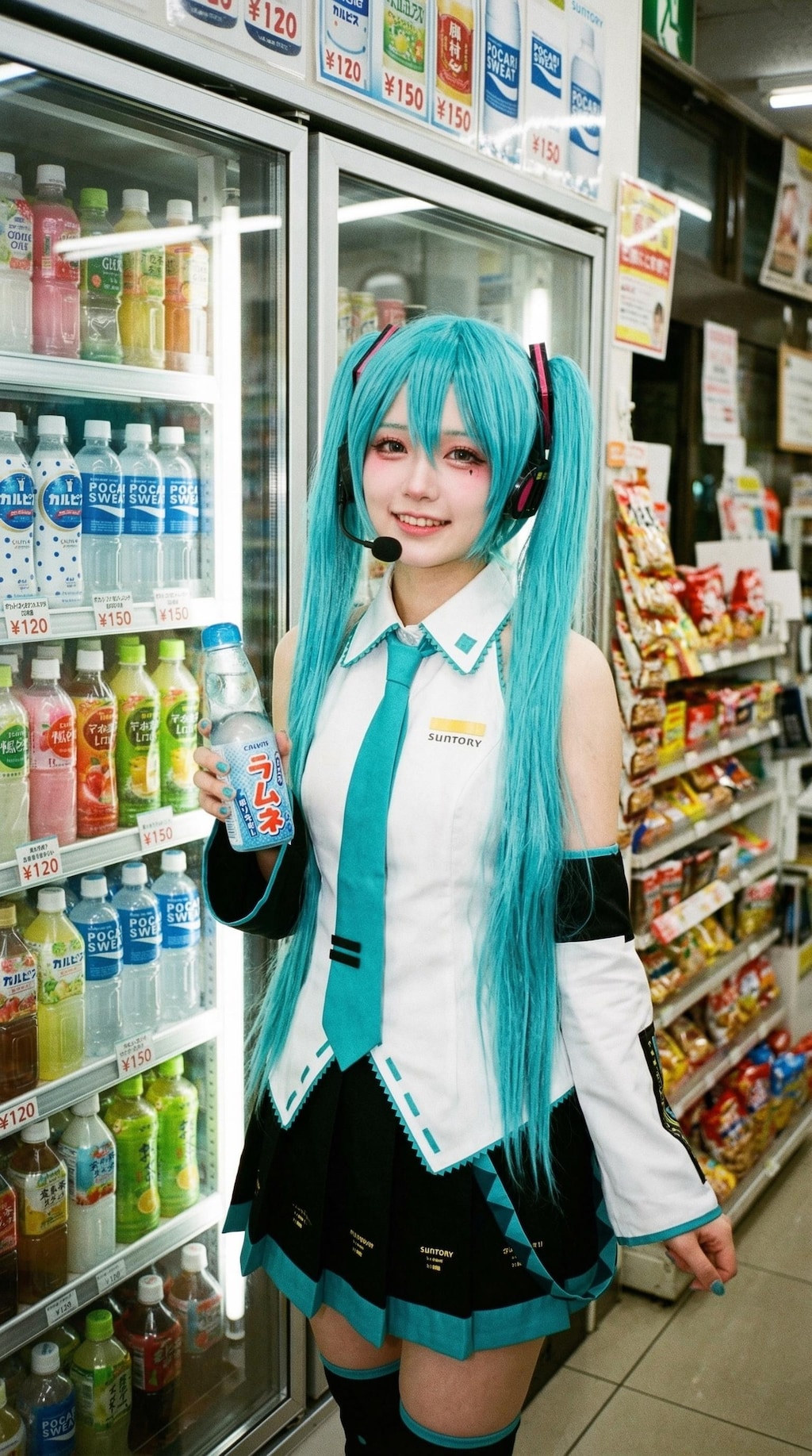 The Teal Idol's Smile