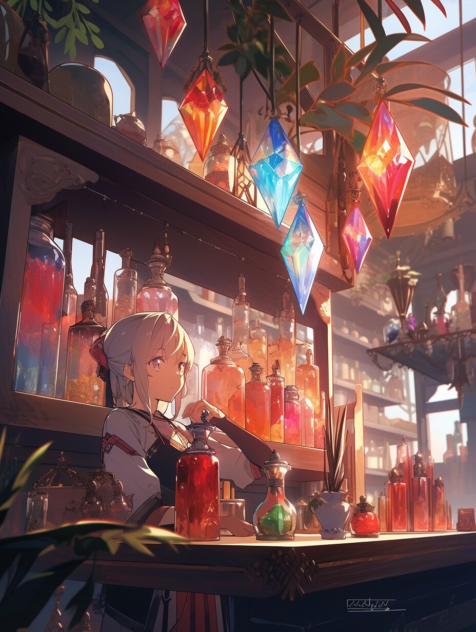 魔法を売ってる少女