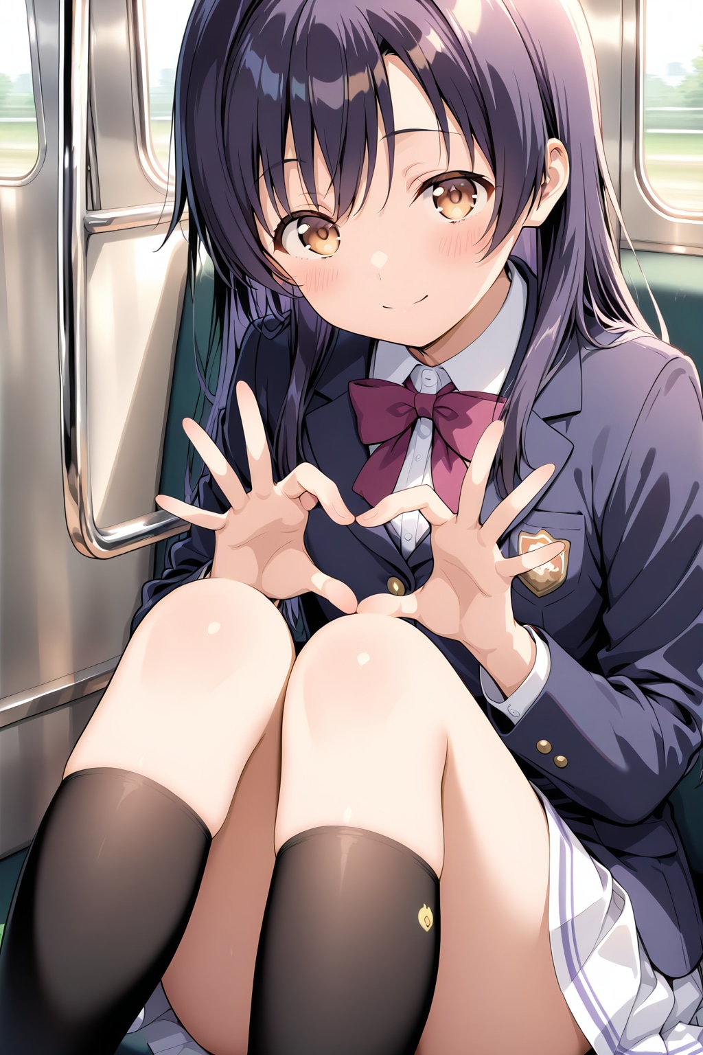 お泊まりする女子高生