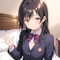 お泊まりする女子高生 2枚目