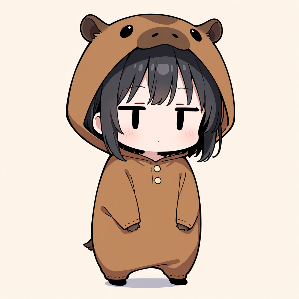 着ぐるみ着せ替え（カピバラ）