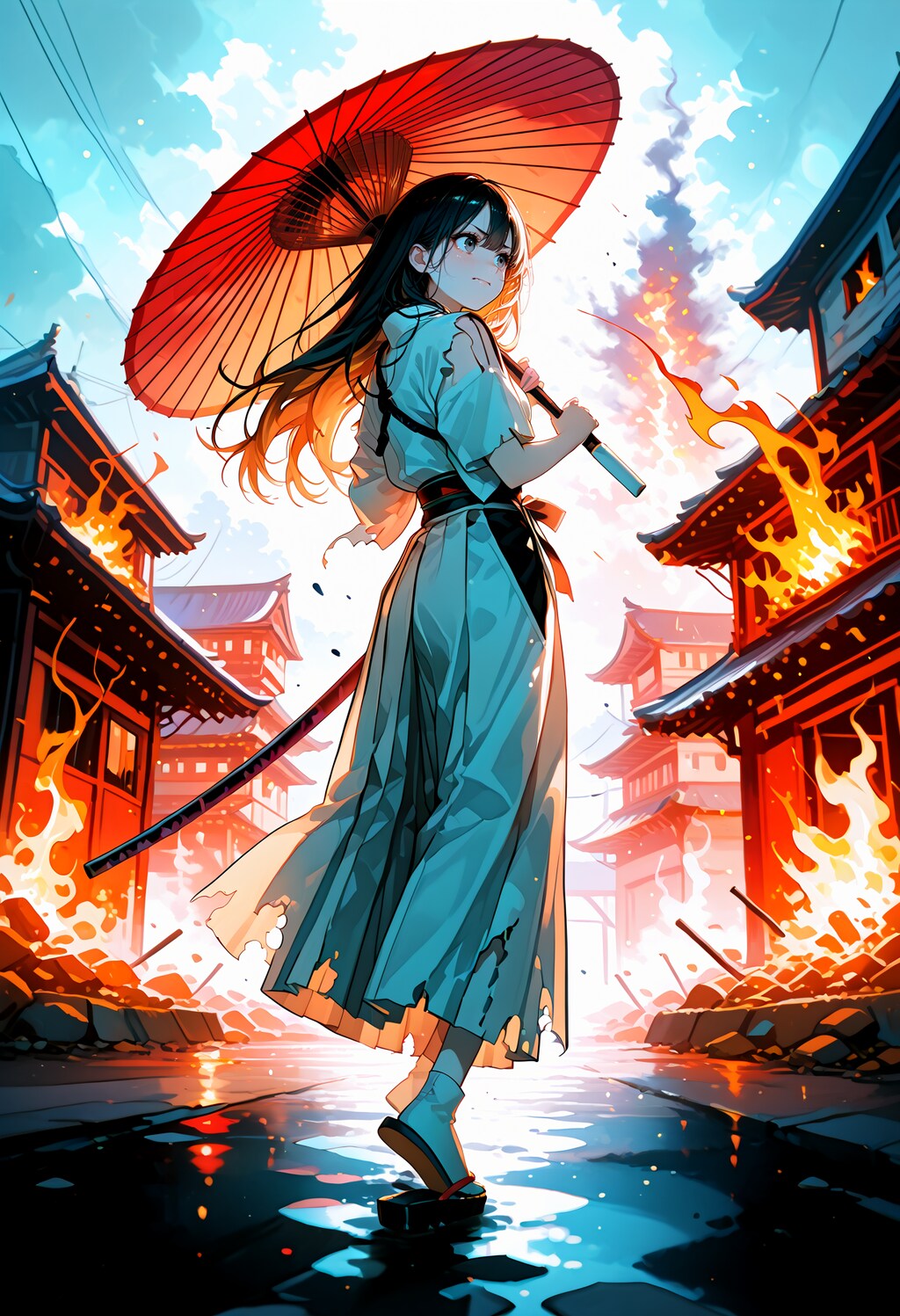 戦火の都を訪れた流浪人