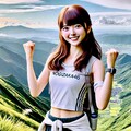 いろんな格好で山登り 2枚目