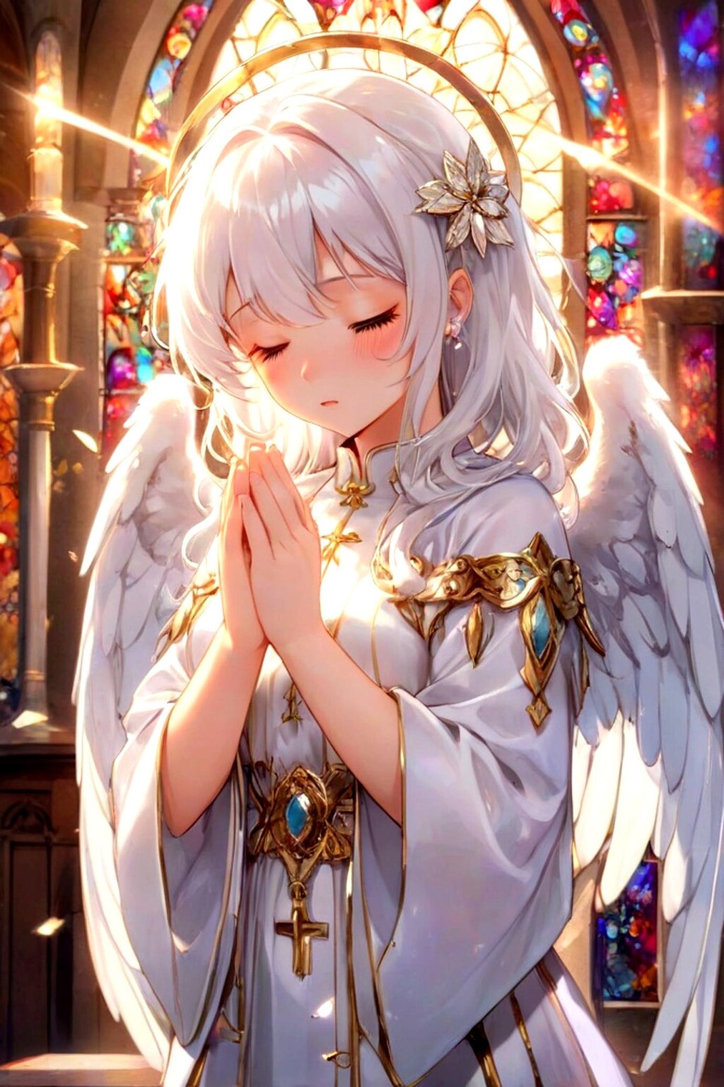 白髪の天使ちゃん