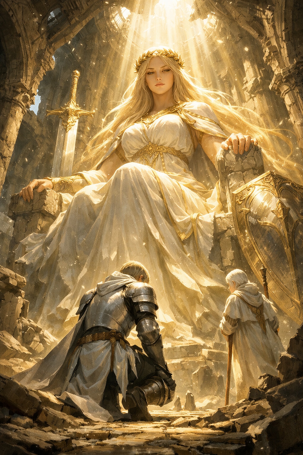 【エレウセリオン神話記：光の女神ルミナリア編／第３章・従者】あらすじ | の人気AIイラスト・グラビア