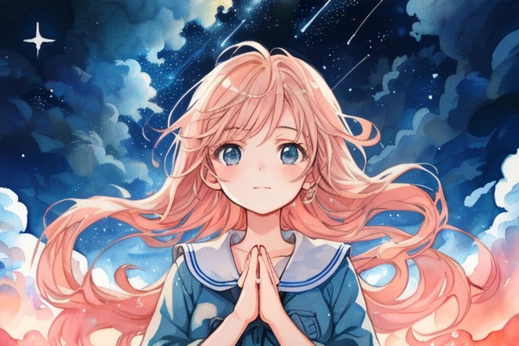 星と共に生きる女の子