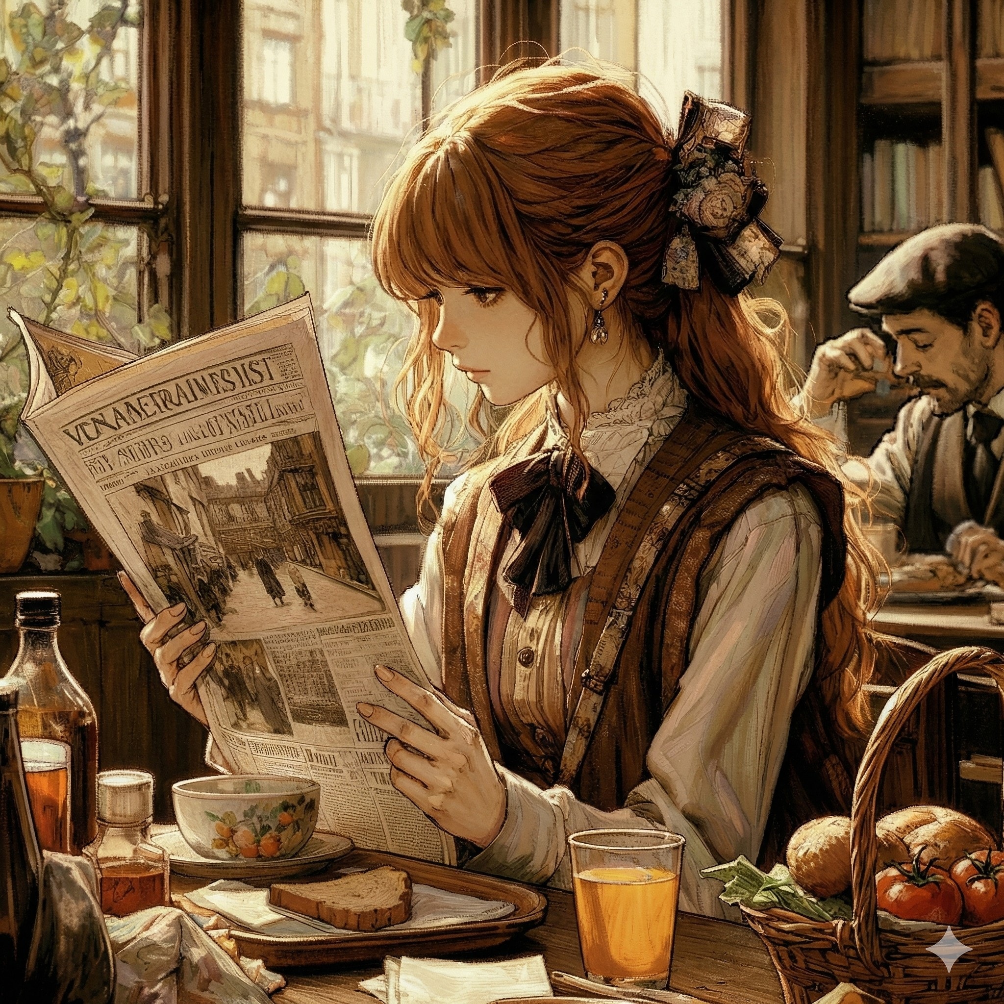 朝のカフェ | の人気AIイラスト・グラビア