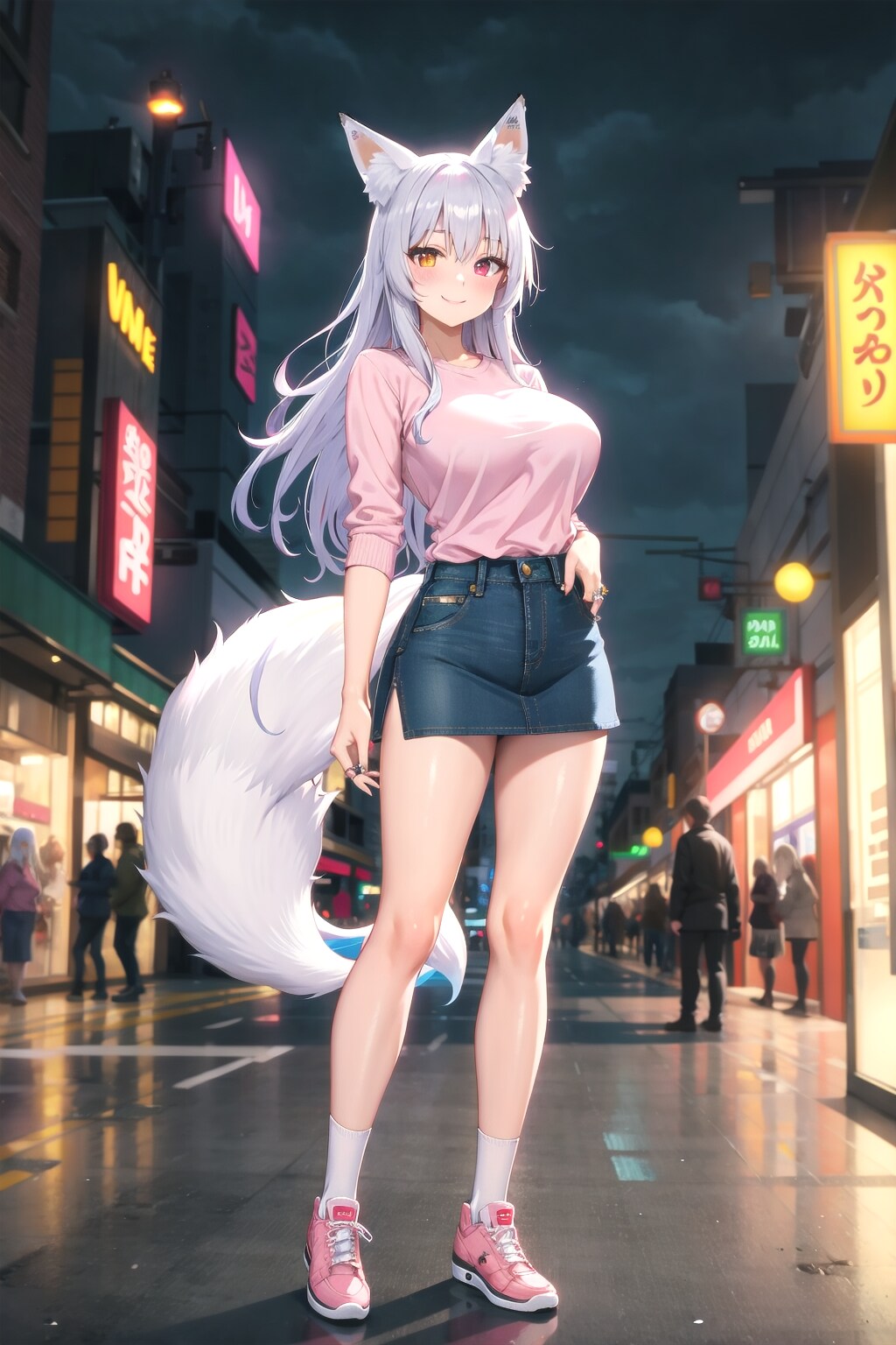 夜遊びする人妻さん