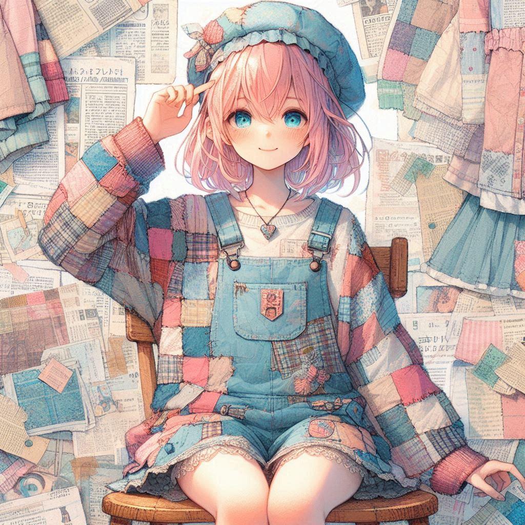 パッチワーク | の人気AIイラスト・グラビア