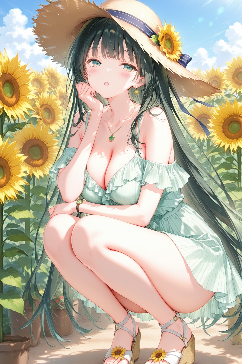 夏のお嬢さん夏の時には、