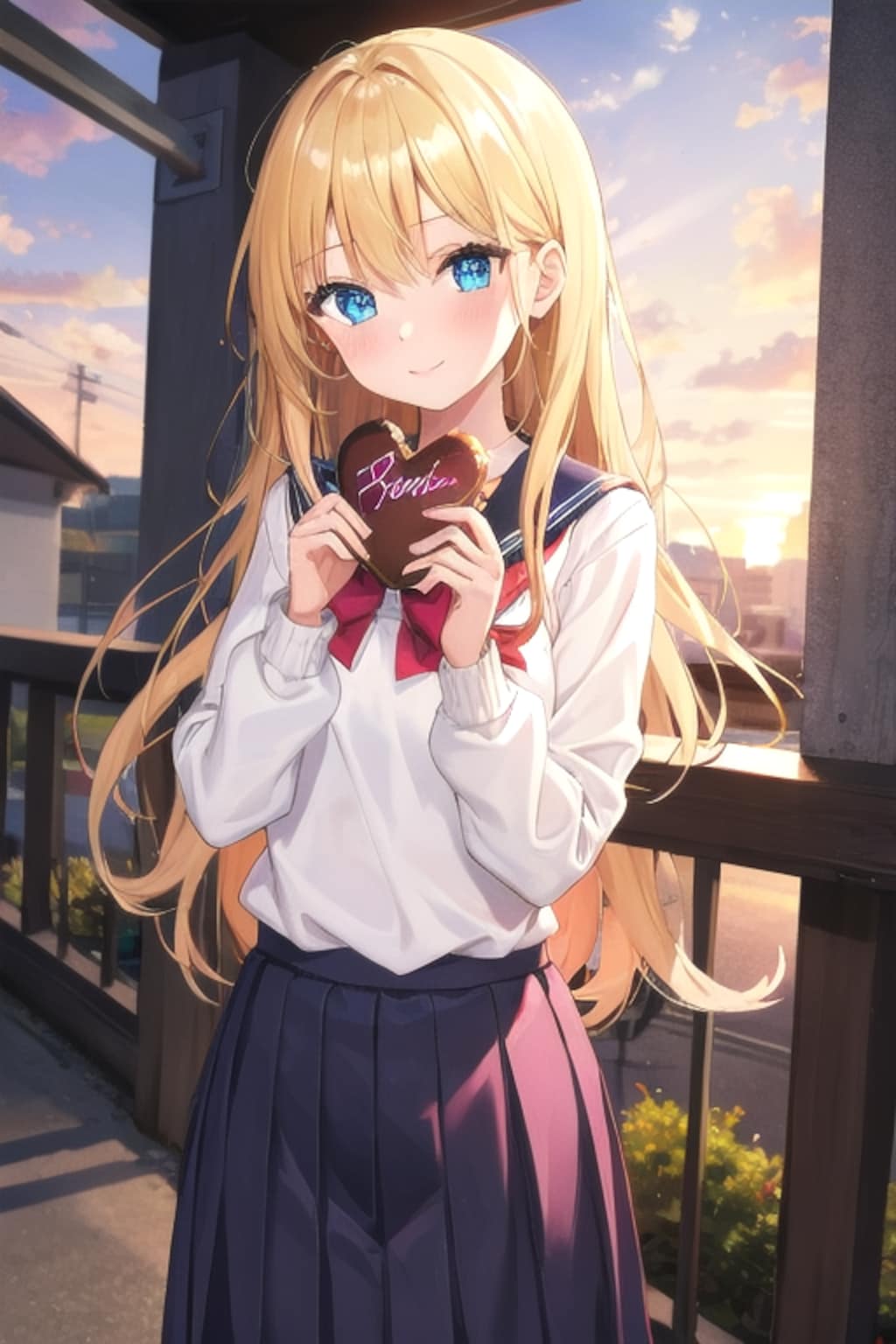 金髪美少女バレンタイン