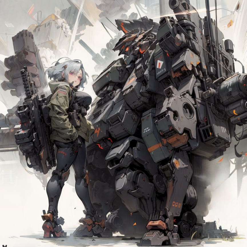 Girl and Robot870 | の人気AIイラスト・グラビア