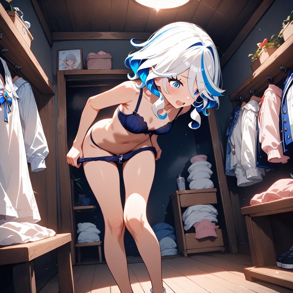 フリーナ着替え中