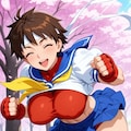 桜を走るスニーカー体操服コスプレブルマ人妻 3枚目