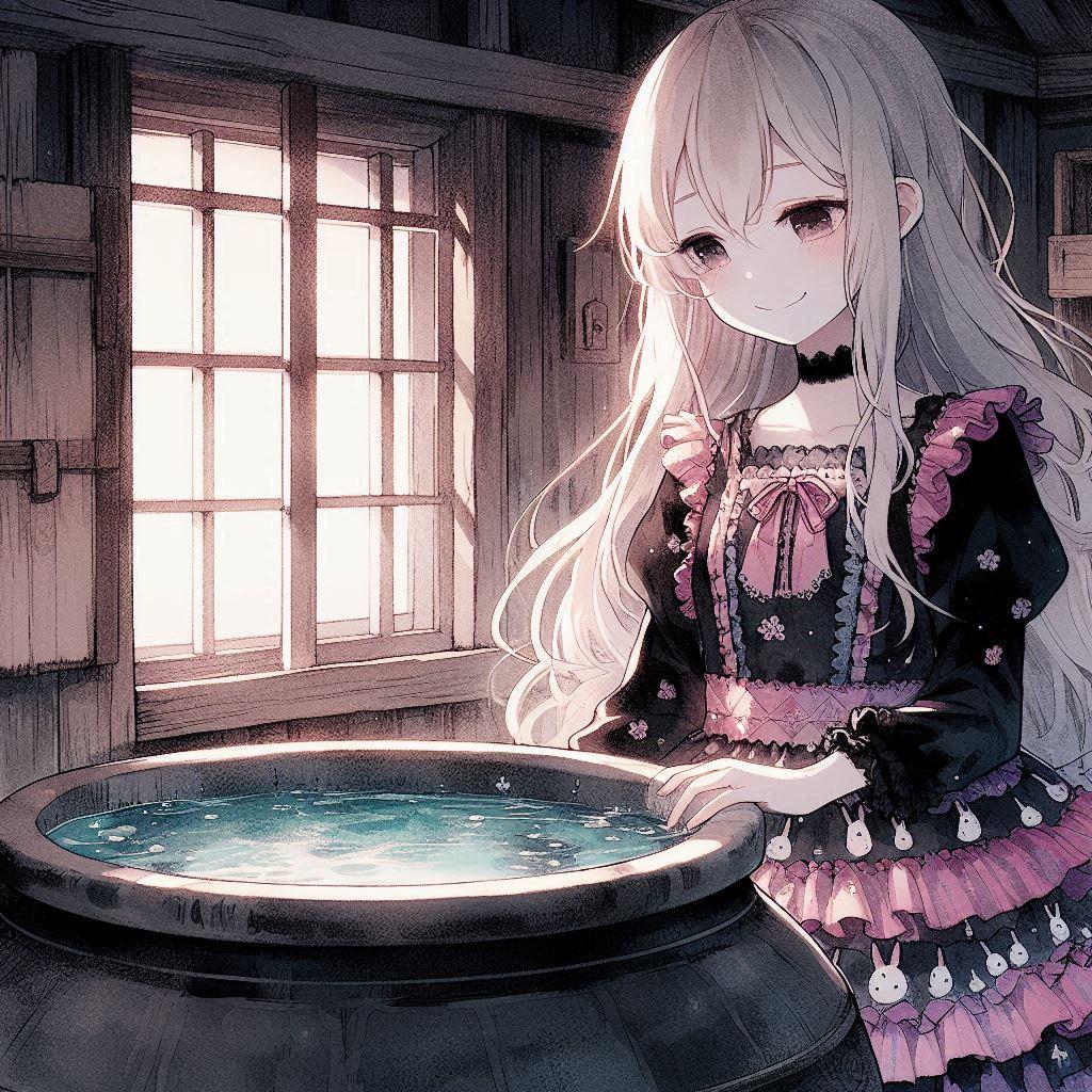 白髪の可愛い女の子【45】