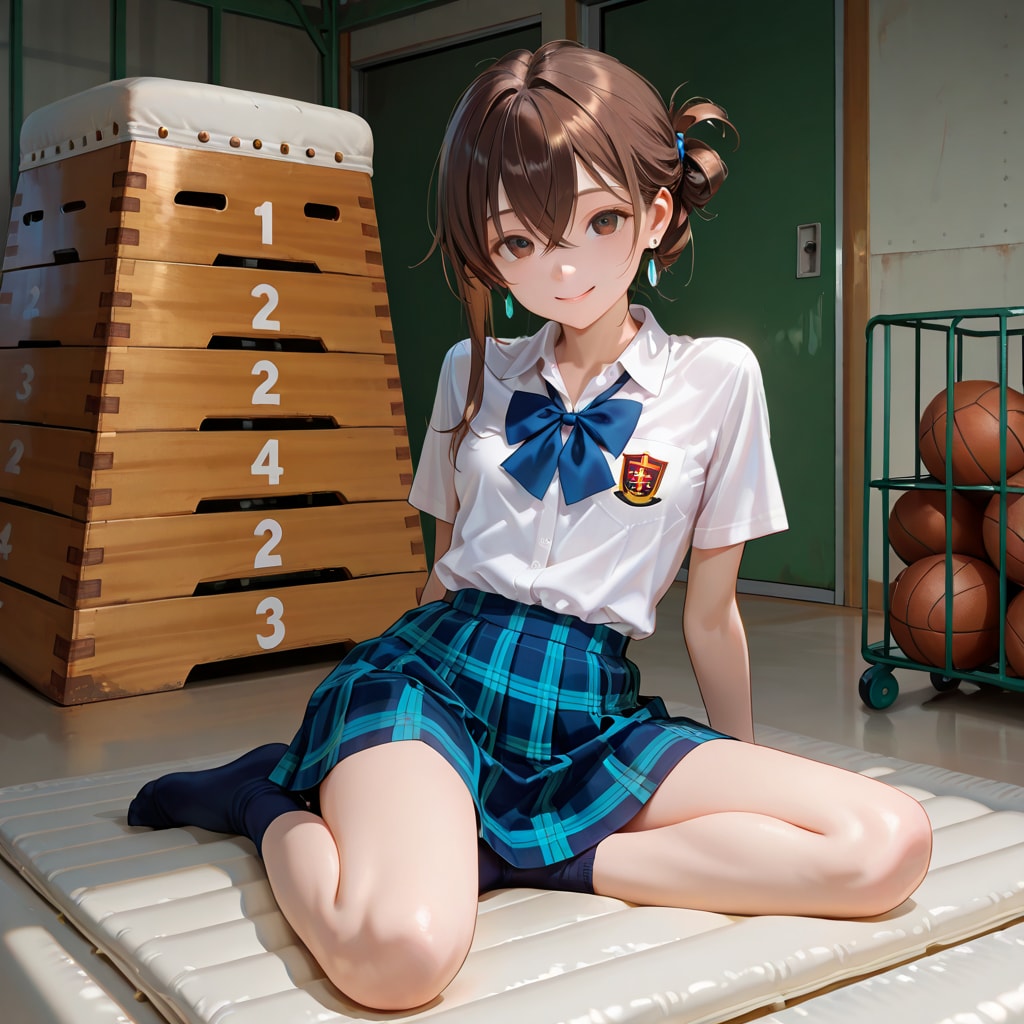 歩美 Summer School Uniform (6)