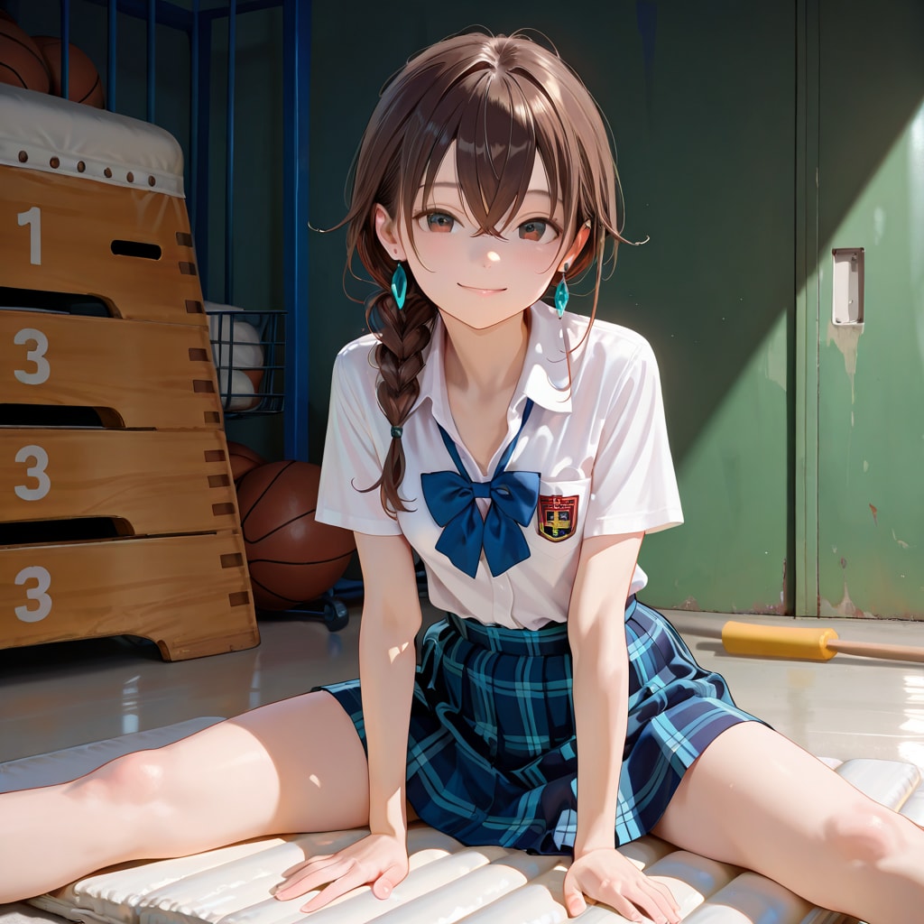 歩美 Summer School Uniform (6)