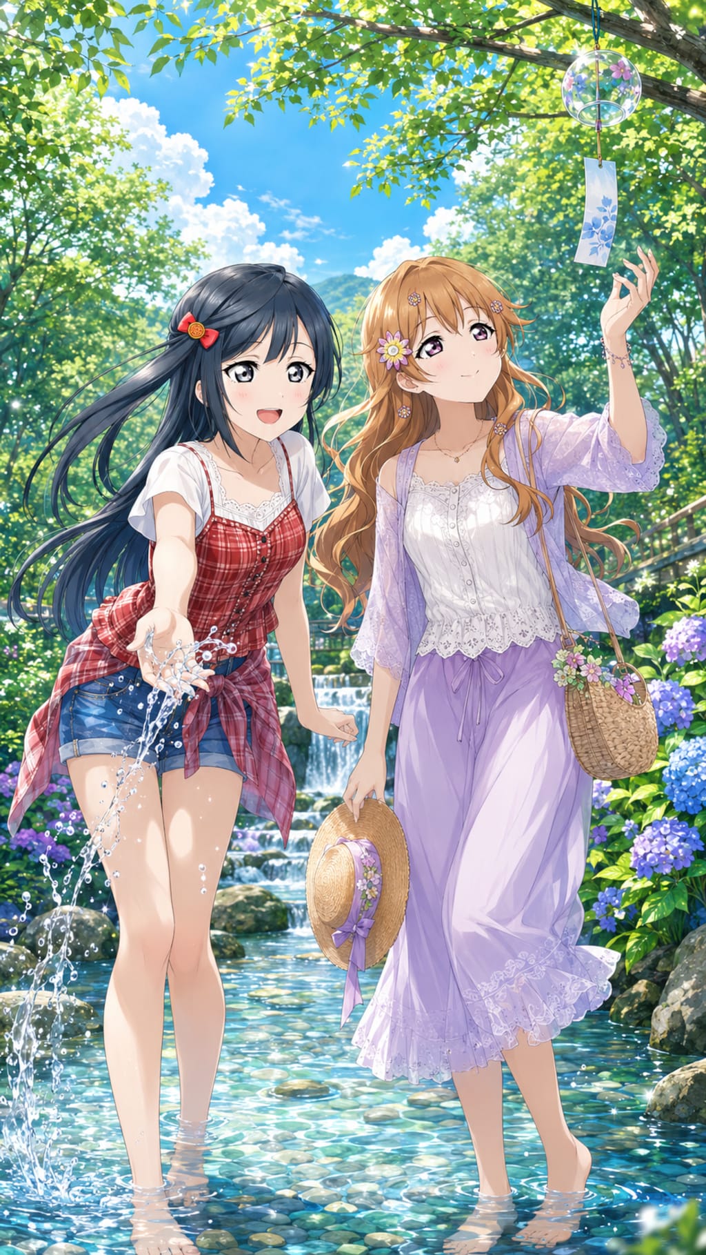 明確なテーマはないけど、とにかく涼しそうなイラストを作ってみた【4/4】