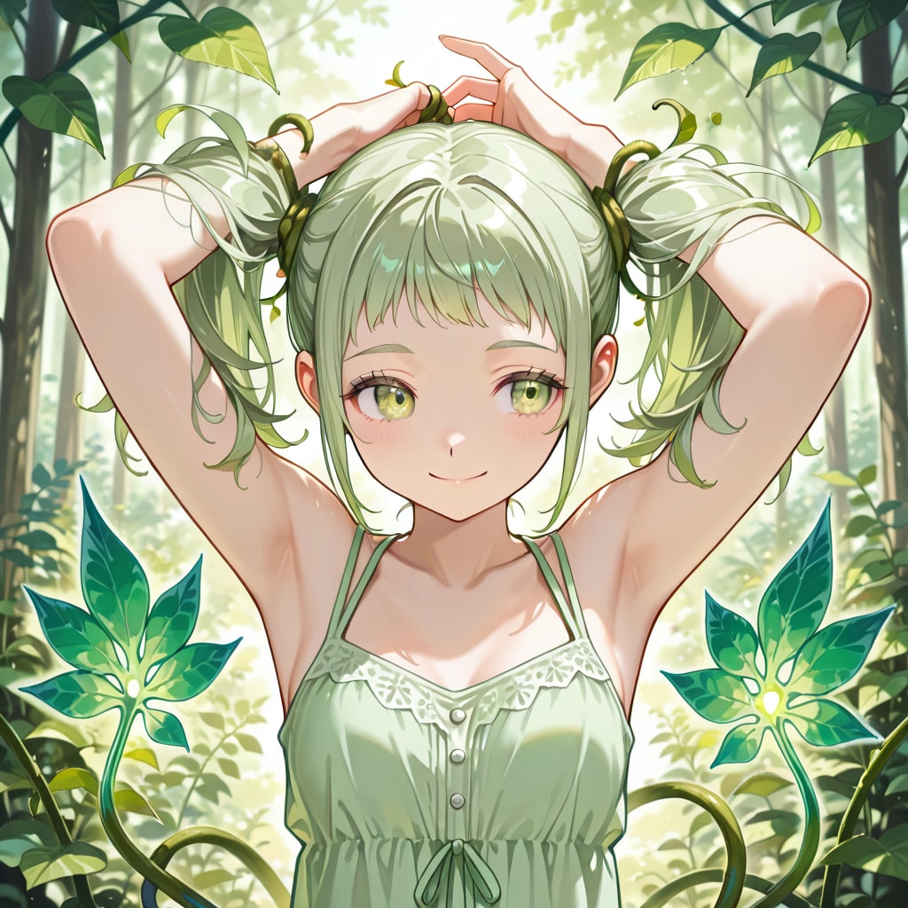 DRYADの森で手ツインテをするDAYSYちゃん（１）ECHIDNA