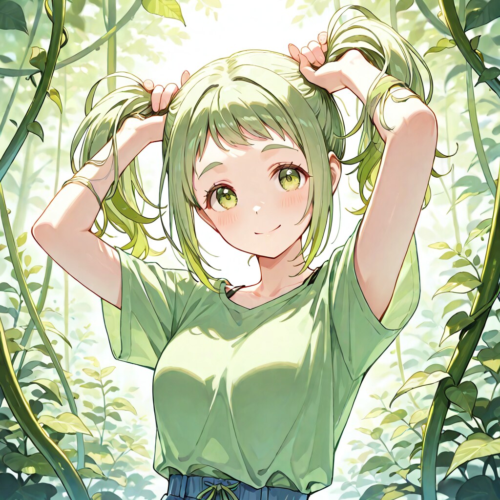 DRYADの森で手ツインテをするDAYSYちゃん（１）ECHIDNA