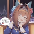 ウマ娘・ダイワスカーレット、ドバイのレストランで贅沢なキャビア料理等を頂きながら寛ぐ 5枚目