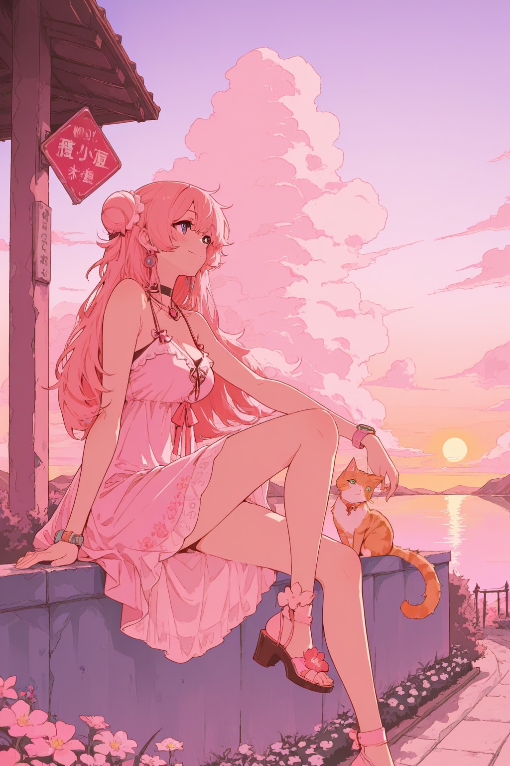 夕暮れ