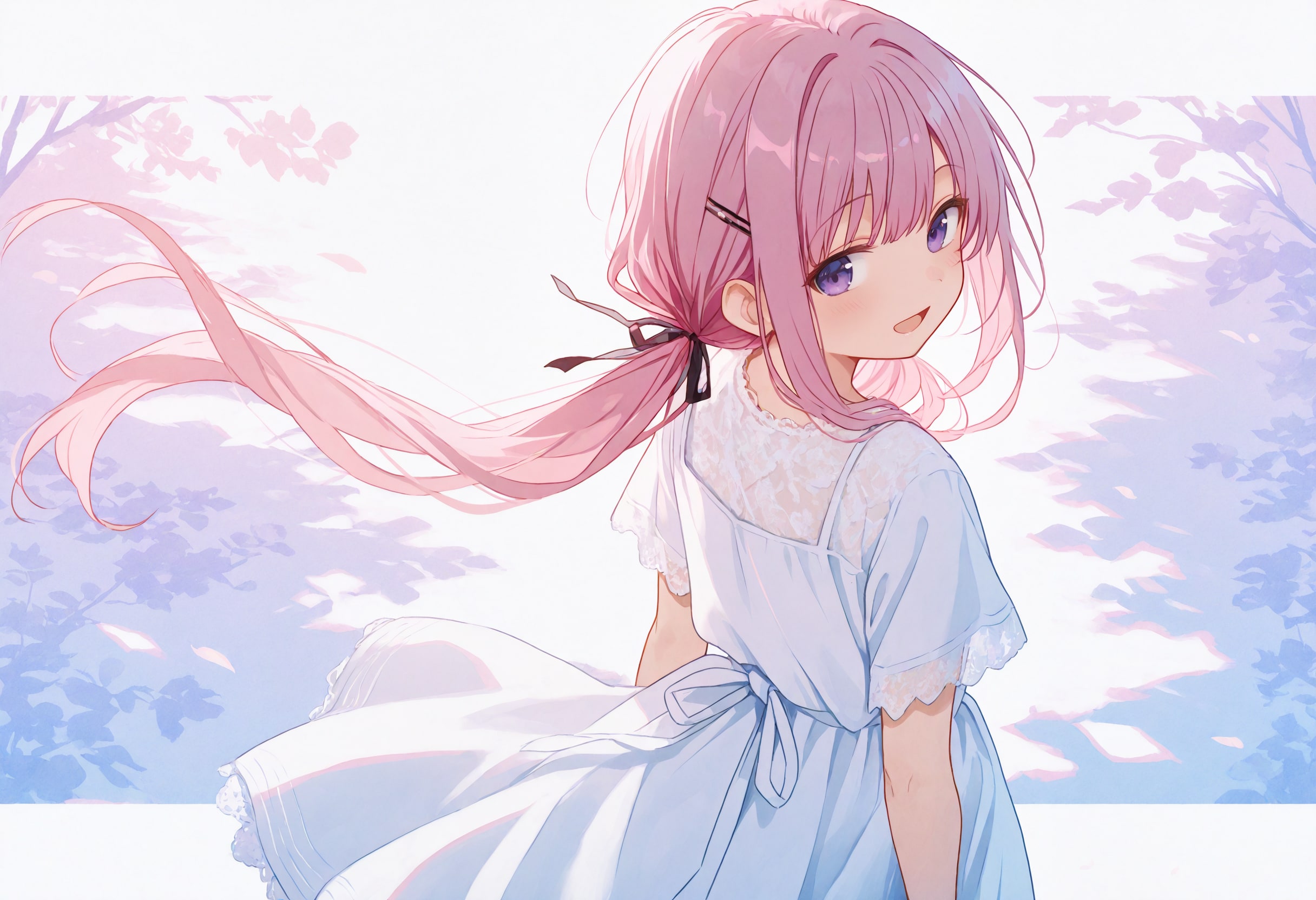 振り返り桃香 | の人気AIイラスト・グラビア