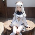 【原神　パイモン】コスプレ風イラスト 3枚目