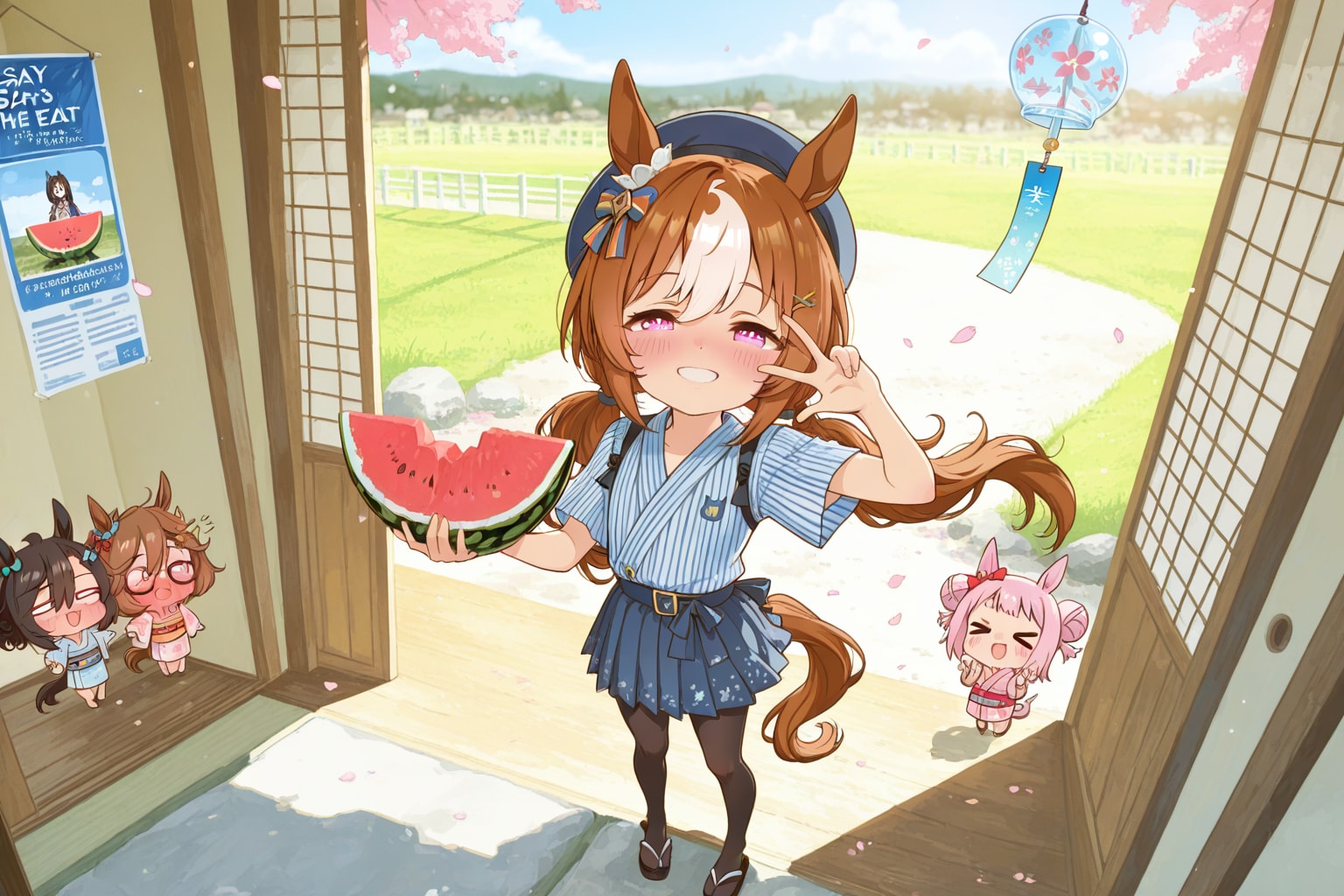 お団子ウマちびちゃん、再登場-。