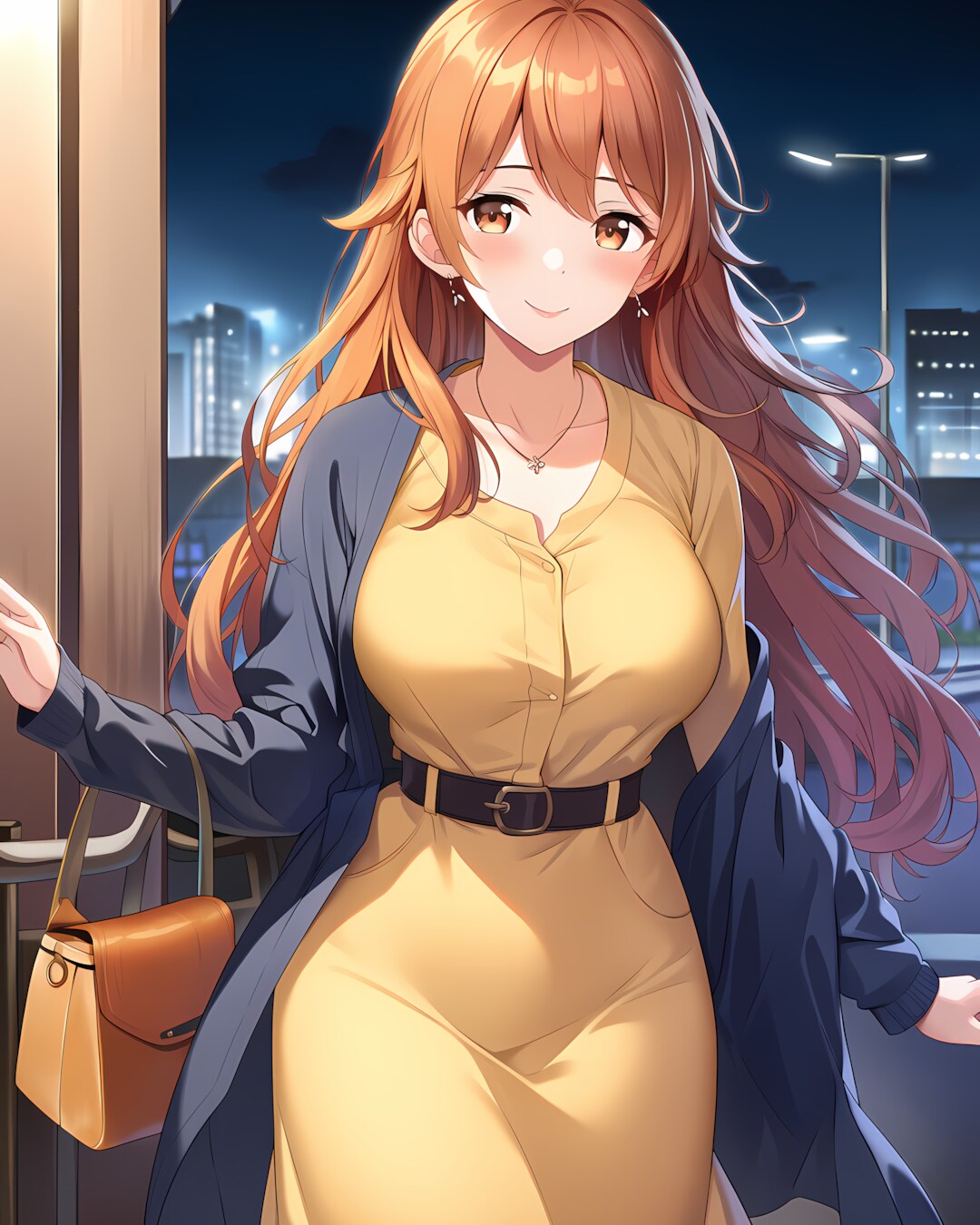 夜は冷えるね。今日もお疲れ様🌙 | の人気AIイラスト・グラビア