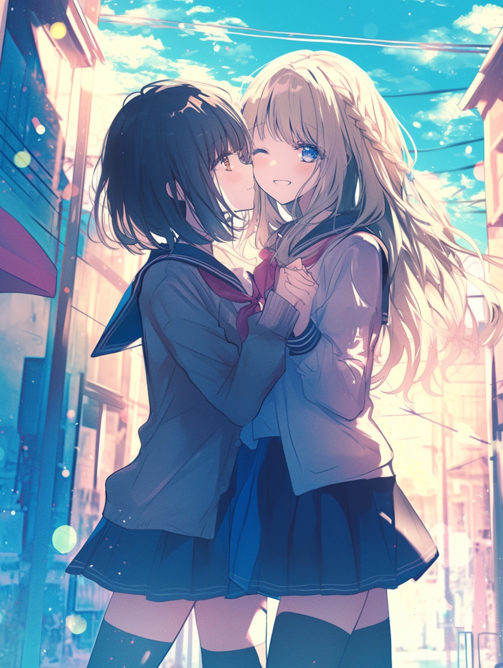 キスしたい二人のJK16