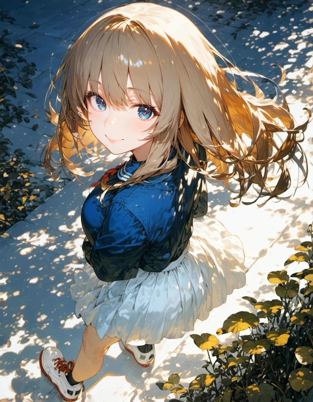 Walking Through Light