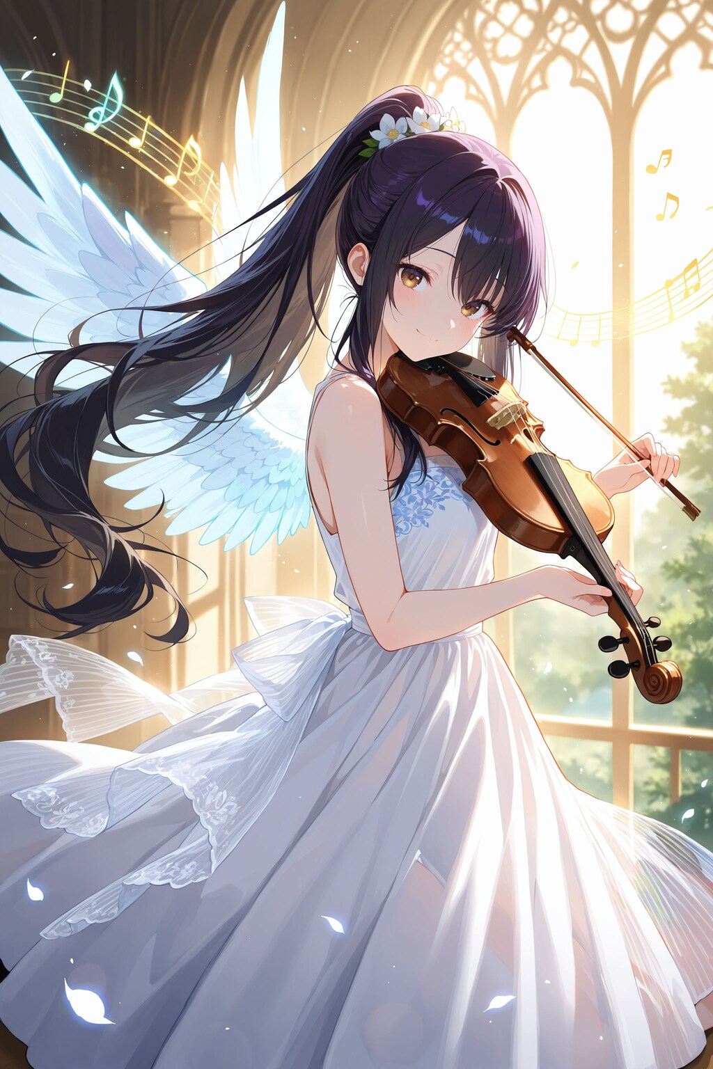 天使さん頑張ります（アマテラスさんお忍びVer）